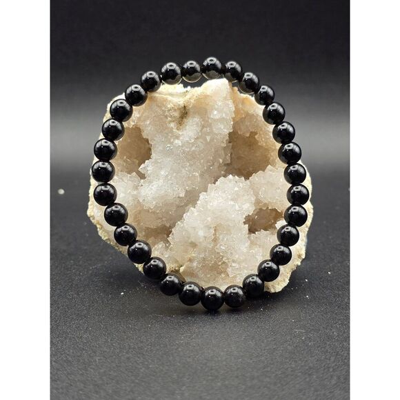 Unbranded Jewelry - ⚫ Obsidian Bracelet – Shield of Truth (6mm)
